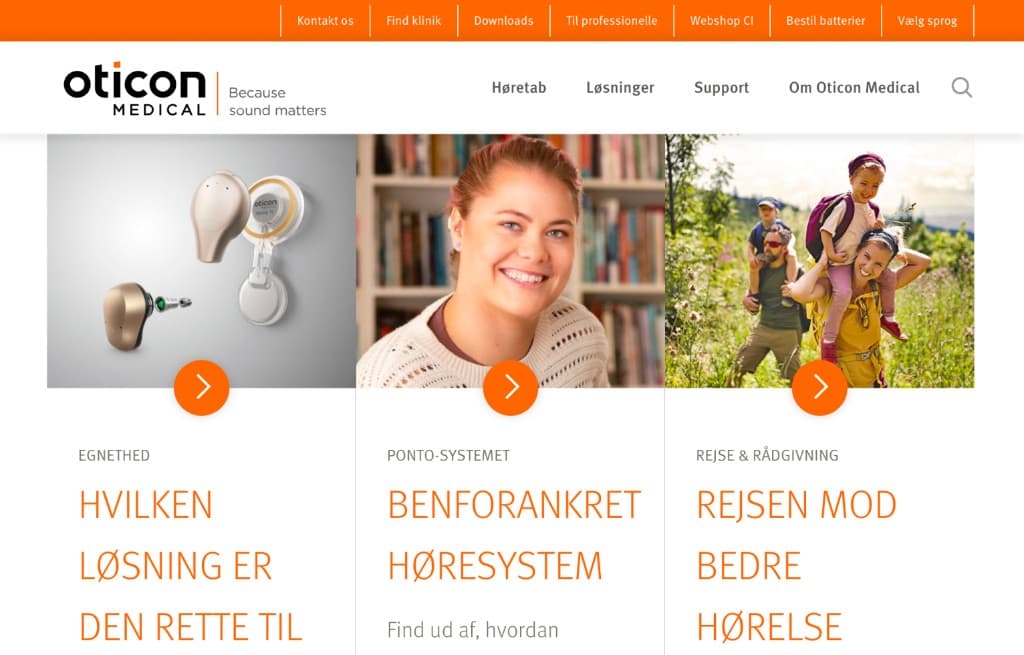 Et klarere website til hørevalg Baggrund